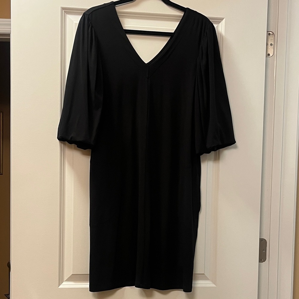 NIC+ZOE Balloon Sleeve Shift Dress